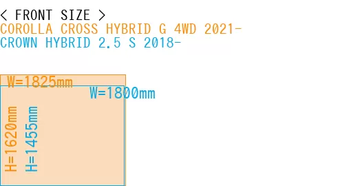 #COROLLA CROSS HYBRID G 4WD 2021- + CROWN HYBRID 2.5 S 2018-